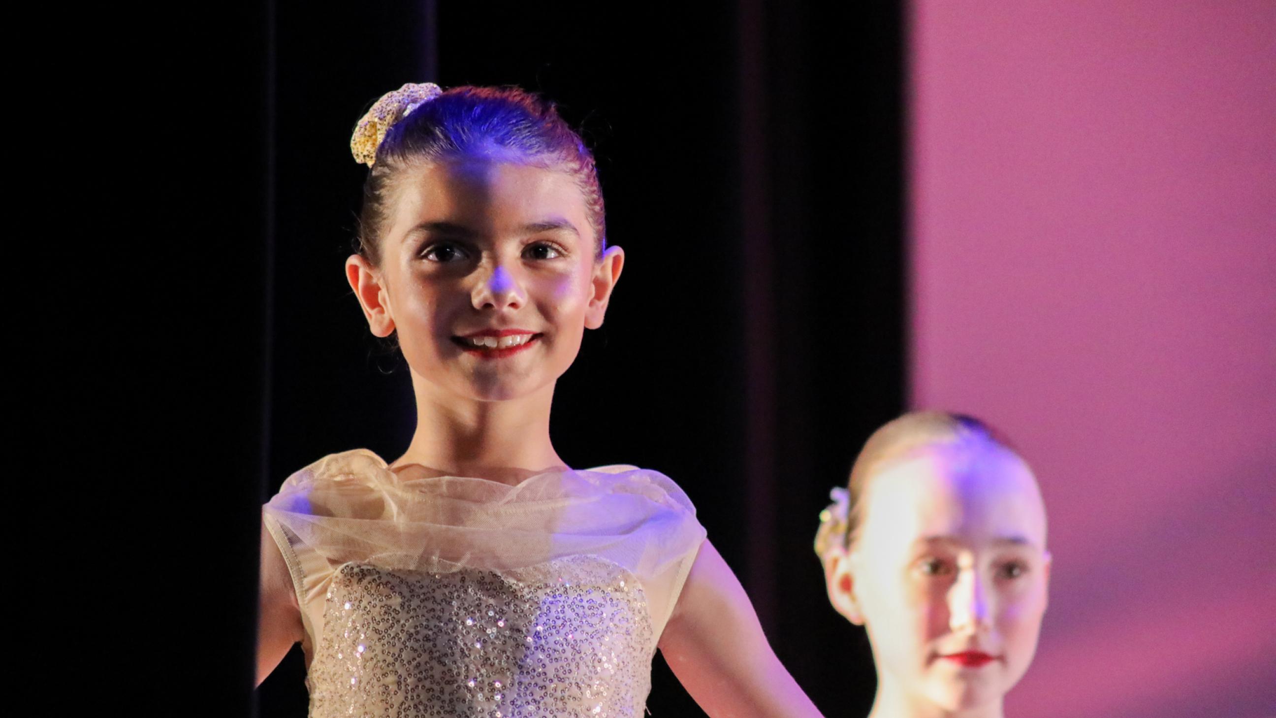 Closeup of Dancer Smiling