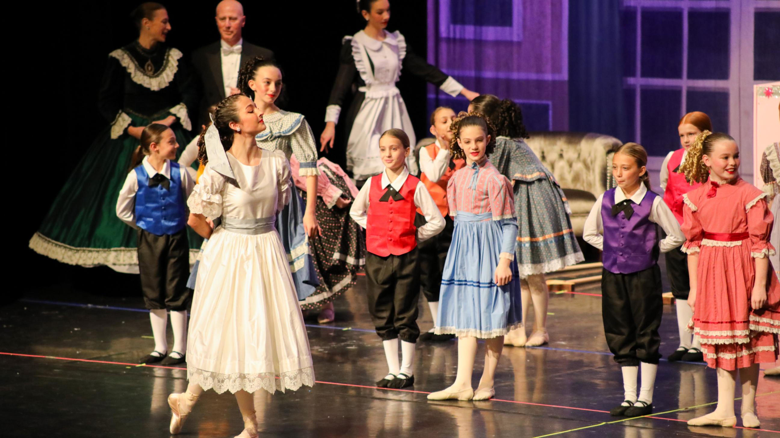 Clara and her party girls and boys