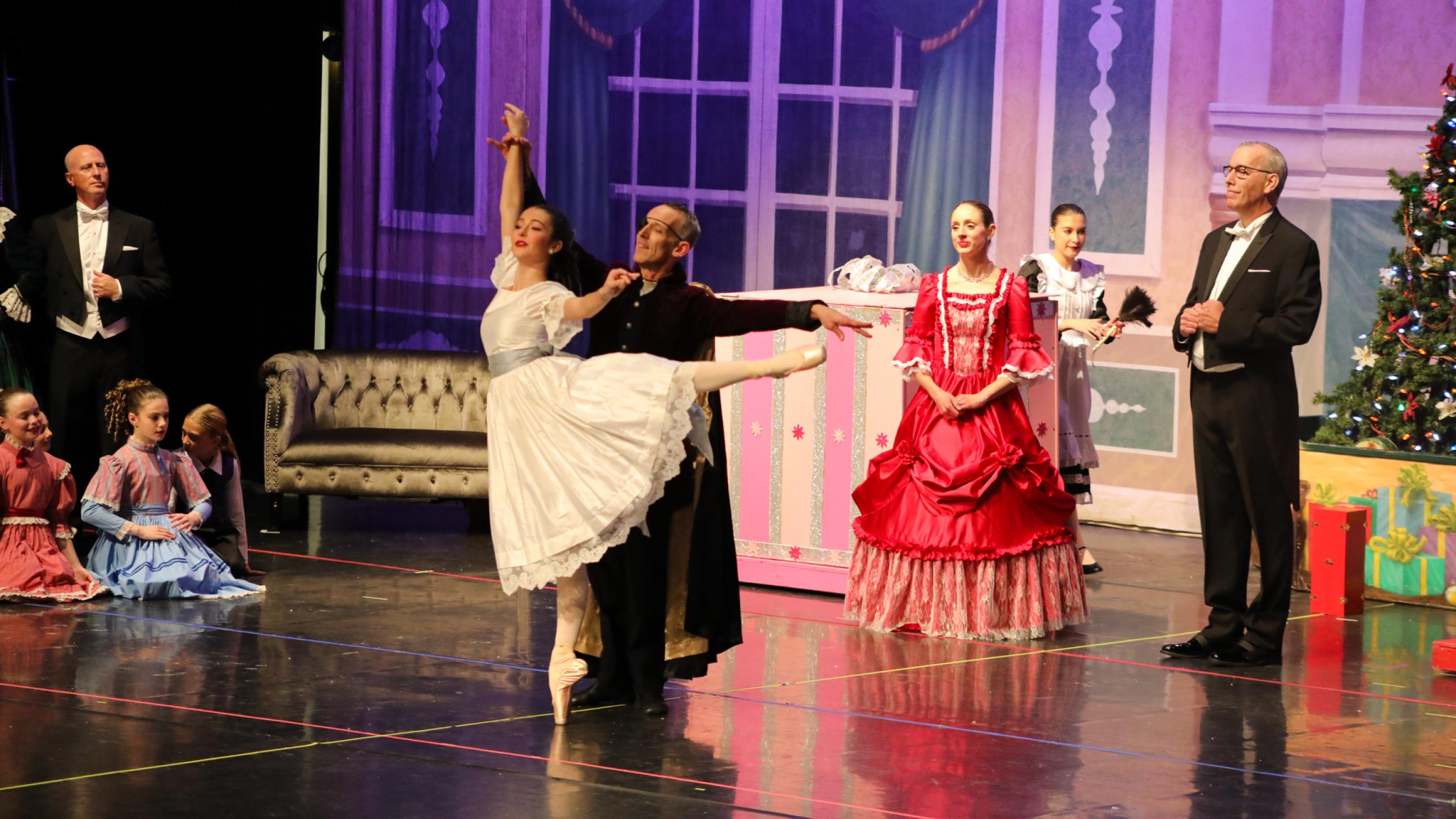 2024 Nutcracker Clara (Jane Early) Drosselmeyer (Tim Early) 