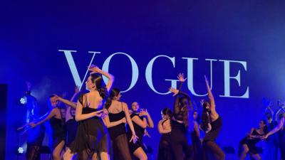 Dancers Vogueing in black dresses
