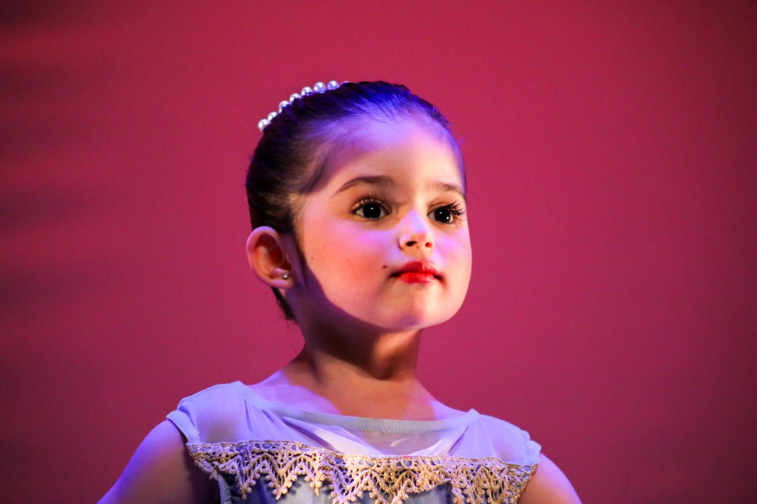 2025 Dance Production Dancer with pink background